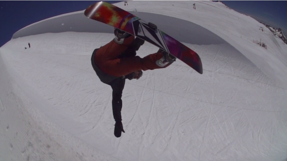 Volcom’s Arthur Longo and friends at Les 2 Alpes in France