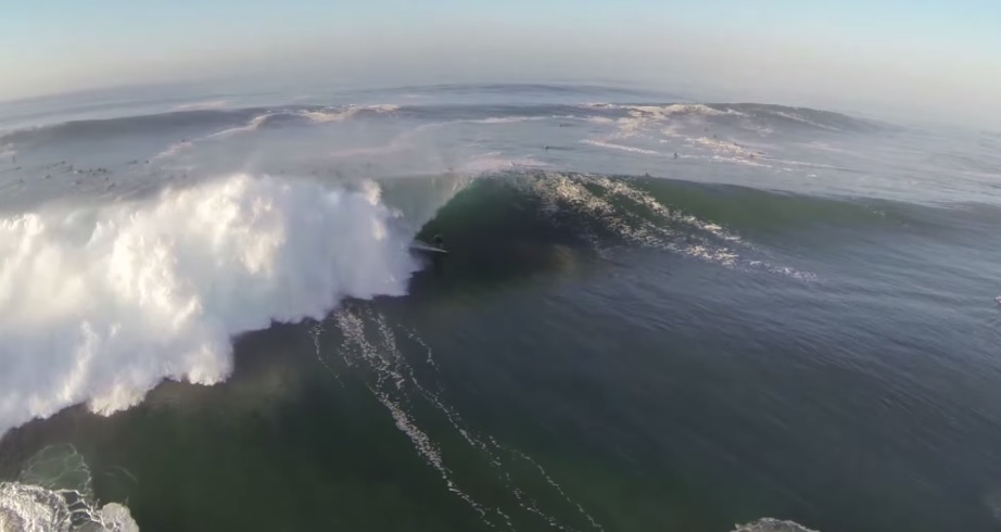 Video: Hurricane Marie Drone Video Newport Point