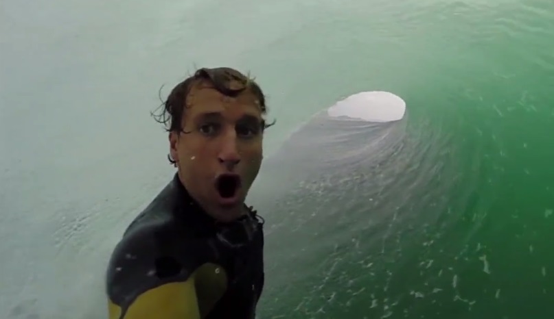 Video: Mick Fanning, Joel Parkinson, Dean Morrison Getting Pitted at Kirra