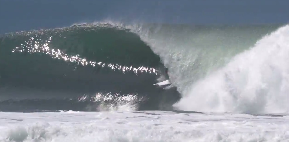 Cory Lopez heads south for some warm toasty barrels